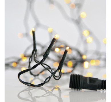ΣΕΙΡΑ, 300 LED 3mm, 31V ΜΕΤΑΣΧΗΜΑΤΙΣΤΗ, 4 ΕΠΕΚΤΑΣΕΙΣ ΕΩΣ 3 ΣΕΤ, ΠΡΑΣΙΝΟ PVC ΚΑΛΩΔΙΟ, ΘΕΡΜΟ ΛΕΥΚΟ LED ΑΝΑ 5cm, ΠΡΟΕΚΤΑΣΗ ΠΑΡΟΧΗΣ 3m, ΙΡ44