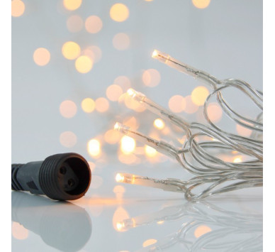 ΣΕΙΡΑ, 700 LED 3mm, 31V ΜΕΤΑΣΧΗΜΑΤΙΣΤΗ, 4 ΕΠΕΚΤΑΣΕΙΣ ΕΩΣ 2 ΣΕΤ,  ΔΙΑΦΑΝΟ PVC ΚΑΛΩΔΙΟ, ΘΕΡΜΟ ΛΕΥΚΟ LED ΑΝΑ 5cm, ΠΡΟΕΚΤΑΣΗ ΠΑΡΟΧΗΣ 3m, ΙΡ44 (ROLL PACK)