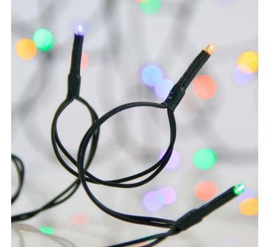 ΣΕΙΡΑ, 720 LED 3mm, 31V ΜΕΤΑΣΧΗΜΑΤΙΣΤΗ, ΣΤΑΘΕΡΟ, ΠΡΑΣΙΝΟ PVC ΚΑΛΩΔΙΟ, ΧΡΩΜΑΤΙΣΤΟ LED ΑΝΑ 7.5cm, ΠΡΟΕΚΤΑΣΗ ΠΑΡΟΧΗΣ 3m, IP44