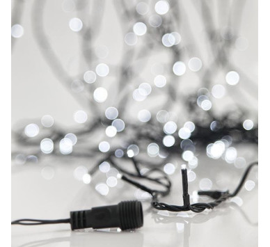 ΣΕΙΡΑ, 180 LED 3mm, 2 ΕΠΕΚΤΑΣΕΙΣ ΕΩΣ 6 ΣΕΤ, ΠΡΑΣΙΝΟ PVC ΚΑΛΩΔΙΟ, ΛΕΥΚΟ LED ANA 7.5cm, ΙΡ44 (ΧΩΡΙΣ ΜΕΤΑΣΧΗΜΑΤΙΣΤΗ, XΩΡΙΣ ΠΡΟΕΚΤΑΣΗ ΠΑΡΟΧΗΣ)
