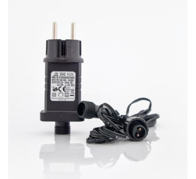 ΜΕΤΑΣΧΗΜΑΤΙΣΤΗΣ 31V/12W, ΣΤΑΘΕΡΟ, ΕΩΣ 1500 LED, ΠΡΑΣΙΝΟ PVC ΚΑΛΩΔΙΟ, ΠΡΟΕΚΤΑΣΗ ΠΑΡΟΧΗΣ 3m, IP44