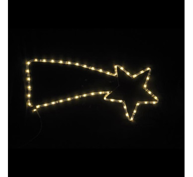ΚΟΜΗΤΗΣ, 2m LED ΦΩΤΟΣΩΛΗΝΑΣ, ΜΟΝΟΚΑΝΑΛΟΣ,  ΘΕΡΜΟ ΛΕΥΚO, 71x29cm, IP44