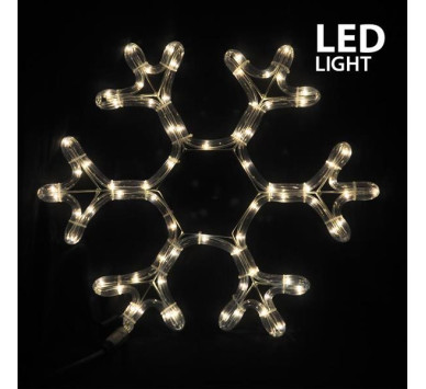 ΧΙΟΝΟΝΙΦΑΔΑ, 3m LED ΦΩΤΟΣΩΛΗΝΑΣ, ΜΟΝΟΚΑΝΑΛΟΣ, ΘΕΡΜΟ ΛΕΥΚO & ΛΕΥΚΟ FLASH, 38x36cm, IP44
