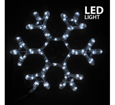 ΧΙΟΝΟΝΙΦΑΔΑ, 3m LED ΦΩΤΟΣΩΛΗΝΑΣ, ΜΟΝΟΚΑΝΑΛΟΣ, ΛΕΥΚΗ & ΛΕΥΚΟ FLASH, 38x36cm, IP44
