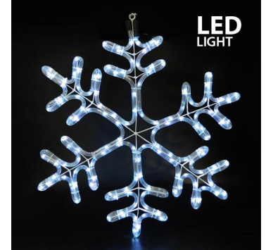 ΧΙΟΝΟΝΙΦΑΔΑ, ΛΕΥΚΗ, FLASH LED, ΜΕ 6m. ΦΩΤ/ΝΑ, 59x50cm, IP44