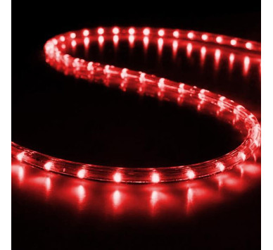 ΦΩΤΟΣΩΛΗΝΑΣ LED, ΠΡΟΣΤΑΣΙΑ UV, ΚΟΠΗ ΑΝΑ ΜΕΤΡΟ, ΜΟΝΟΚΑΝΑΛΟΣ, ΚΟΚΚΙΝΟ, 50m, 36 LED ΑΝΑ ΜΕΤΡΟ, IP65