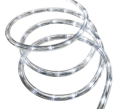 ΦΩΤΟΣΩΛΗΝΑΣ LED, ΜΟΝΟΚΑΝΑΛΟΣ, ΛΕΥΚΟ, 10m, 24 LED ΑΝΑ ΜΕΤΡΟ, IP44
