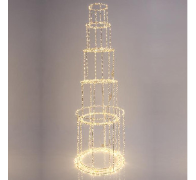 ΠΥΡΓΟΣ ΦΩΤΙΖΟΜΕΝΟΣ, 4350 ΘΕΡΜΑ LED, ΜΕ ΜΕΤΑΣΧΗΜΑΤΙΣΤΗ, ΧΑΛΚΟΥ, 163x40cm