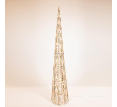 ΚΩΝΟΣ ΦΩΤΙΖΟΜΕΝΟΣ ΧΡΥΣΟΣ 180cm, 1800 LED, 31V ΜΕΤΑΣΧΗΜΑΤΙΣΤΗ, TIMER, ΑΣΗΜΙ ΧΑΛΚΙΝΟ ΚΑΛΩΔΙΟ, ΘΕΡΜΟ ΛΕΥΚΟ LED, ΠΡΟΕΚΤΑΣΗ ΠΑΡΟΧΗΣ 5m, IP44
