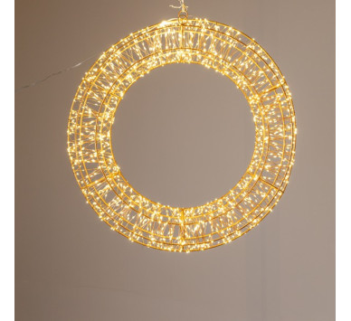 ΦΩΤΙΖΟΜΕΝΟ ΣΤΕΦΑΝΙ 50cm, 900 MINI LED, 24V METAΣΧΗΜΑΤΙΣΤΗ, ΧΡΟΝΟΔΙΑΚΟΠΤΗ, ΜΠΡΟΝΖΕ ΧΑΛΚΙΝΟ ΚΑΛΩΔΙΟ, ΜΠΡΟΝΖΕ ΜΕΤΑΛΛΙΚΟΣ ΣΚΕΛΕΤΟΣ, ΘΕΡΜΟ ΛΕΥΚΟ LED, ΠΡΟΕΚΤΑΣΗ ΠΑΡΟΧΗΣ 5m, IP44