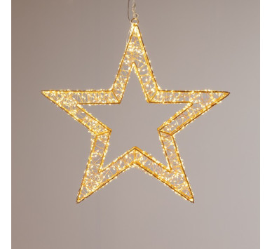 ΦΩΤΙΖΟΜΕΝΟ ΑΣΤΕΡΙ 50cm, 1000 MINI LED, 31V METAΣΧΗΜΑΤΙΣΤΗ, ΧΡΟΝΟΔΙΑΚΟΠΤΗ, ΜΠΡΟΝΖΕ ΧΑΛΚΙΝΟ ΚΑΛΩΔΙΟ, ΜΠΡΟΝΖΕ ΜΕΤΑΛΛΙΚΟΣ ΣΚΕΛΕΤΟΣ, ΘΕΡΜΟ ΛΕΥΚΟ LED, ΠΡΟΕΚΤΑΣΗ ΠΑΡΟΧΗΣ 5m, IP44