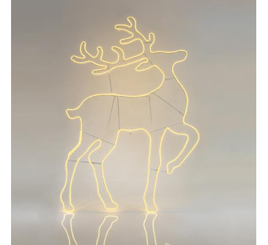 ΤΑΡΑΝΔΟΣ, 10m NEON LED ΦΩΤΟΣΩΛΗΝΑΣ, ΜΟΝΟΚΑΝΑΛΟΣ, ΘΕΡΜΟ ΛΕΥΚΟ, 140x93cm, IP44