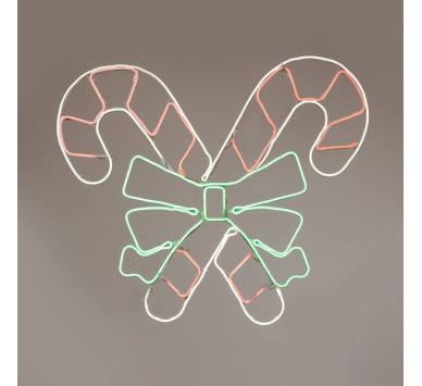 CANDY ΜΕ ΠΡΑΣΙΝΟ ΦΙΟΓΚΟ 70x60cm, 9,5m ΝΕΟΝ LED ΦΩΤΟΣΩΛΗΝΑ, ΠΡΑΣΙΝΗ, ΚΟΚΚΙΝΗ & ΛΕΥΚΗ, ΜΟΝΟΚΑΝΑΛΗ, ΠΡΟΕΚΤΑΣΗ ΠΑΡΟΧΗΣ 5m, IP44