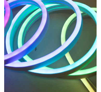 NEON FLEX PIXEL ΦΩΤΟΣΩΛΗΝΑ, 24V ΜΕ ΜΕΤΑΣΧΗΜΑΤΙΣΤΗ, LED RGBCCT, ΠΡΟΓΡΑΜΜΑ, ΤΗΛΕΧΕΙΡΙΣΤΗΡΙΟ, 10 TMX CLIPS, 5m, IP44