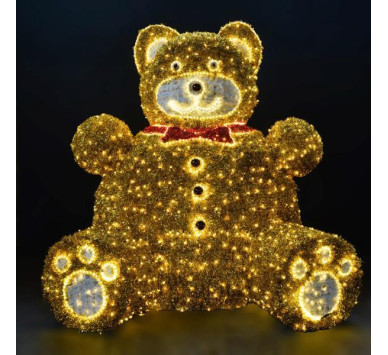 ΕΠΑΓΓΕΛΜΑΤΙΚΟ ΣΧΕΔΙΟ 3D, ΑΡΚΟΥΔΑΚΙ, ΚΙΤΡΙΝΗ LED ΦΩΤ/ΝΑ, ΘΕΡΜΟ ΛΕΥΚΟ LED, IP65