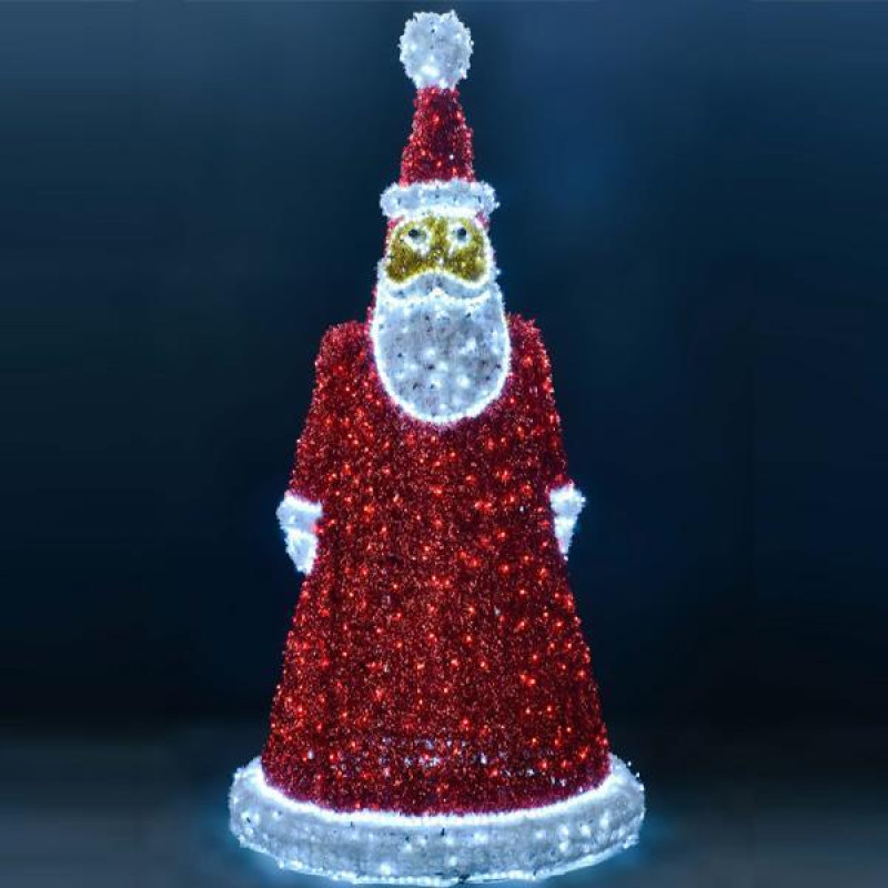 ΕΠΑΓΓΕΛΜΑΤΙΚΟ ΣΧΕΔΙΟ 3D, ΑΓΙΟΣ ΒΑΣΙΛΗ, ΛΕΥΚΗ LED ΦΩΤ/ΝΑ, KOKKINO LED, IP44