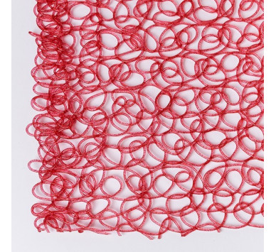 ΦΡΑΧΤΗΣ PVC, ΚΟΚΚΙΝΟΣ ΜΕ GLITTER, 1x10cm (ΤΙΜΗ ΑΝΑ ΜΕΤΡΟ)