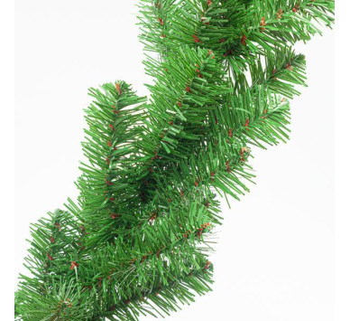 ΓΙΡΛΑΝΤΑ ΜΕ ΚΛΑΔΙΑ 270x30cm, 114 TIPS (ΠΑΧΟΣ ΤΩΝ TIPS 6cm- ΜΗΚΟΣ 17cm), ΠΡΑΣΙΝΟ ΧΡΩΜΑ
