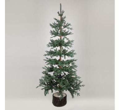 ΔΕΝΤΡΟ ΔΑΝΙΑ, PE KAI PVC, ΜΕ ΞΥΛΙΝΟ ΚΟΡΜΟ ΣΤΗ ΒΑΣΗ, 210cm