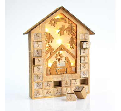 ΦΑΤΝΗ ΦΩΤΙΖΟΜΕΝΗ, 10 LED, ΜΠΑΤΑΡΙΑΣ, 31,5x6x38,5cm
