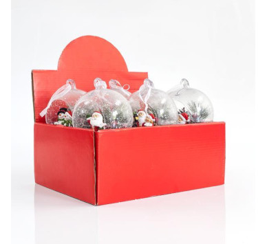 DISPLAY BOX, ΜΠΑΛΕΣ ΠΛΑΣΤΙΚΕΣ, ΜΕ ΦΩΣ, ΣΕ 6 ΣΧΕΔΙΑ, 6ΤΜΧ, 10x9x11,5cm, ΤΙΜΗ ΑΝΑ ΤΜΧ