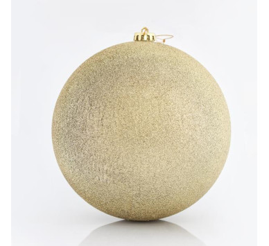 ΜΠΑΛΑ ΠΛΑΣΤΙΚΗ, ΧΡΥΣΗ ΜΕ GLITTER, ΣΕΤ 2ΤΜΧ, 20cm