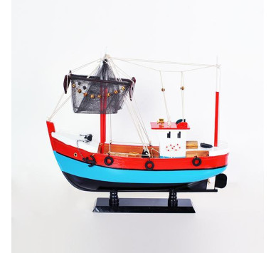 ΚΑΪΚΙ, ΚΟΚΚΙΝΟ-ΓΑΛΑΖΙΟ, 45x14x39cm