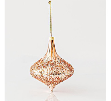 ΓΥΑΛΙΝΟ ΣΤΟΛΙΔΙ, ΚΡΕΜΜΥΔΙ, ROSE GOLD ΑΝΑΓΛΥΦΟ, ΣΕΤ 4ΤΜΧ, 10x11,5cm