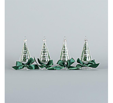 ΓΥΑΛΙΝΟ ΔΕΝΤΡΑΚΙ, ΣΕΤ 4ΤΜΧ, 4,2x9,5cm