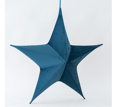 ΒΕΛΟΥΔΙΝΟ ΑΣΤΕΡΙ, ΜΠΛΕ, 65cm