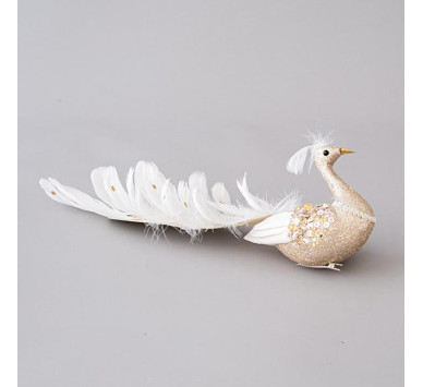 ΚΥΚΝΟΣ ΣΑΜΠΑΝΙ, ΜΕ GLITTER ΚΑΙ ΠΟΥΠΟΥΛΑ, 35cm