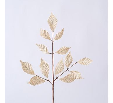 ΚΛΑΔΙ, ΜΕ ΦΥΛΛΑ ΚΑΙ GLITTER, 72cm