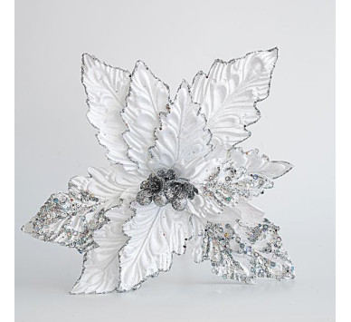 ΑΛΕΞΑΔΡΙΝΟ ΛΕΥΚΟ ΜΕ GLITTER, 42x50cm
