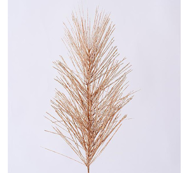 ΚΛΑΔΙ DRACAENA, ΜΕ GLITTER, ΧΑΛΚΙΝΟ, 80cm