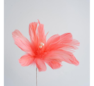 ΛΟΥΛΟΥΔΙ ΜΕ ΠΟΥΠΟΥΛΑ, ΡΟΖ, 28cm