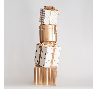 ΠΥΡΓΟΣ ΔΩΡΩΝ, ΛΕΥΚΟ-ΣΑΜΠΑΝΙ, 71cm