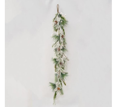 ΚΛΑΔΑ, ΧΙΟΝΙΣΜΕΝΗ ΛΕΥΚΑ BERRY, 150cm