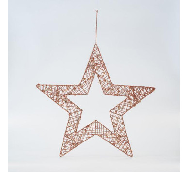ΑΣΤΕΡΙ ΜΕ ΠΑΓΙΕΤΕΣ, ΣΑΜΠΑΝΙ, 45cm