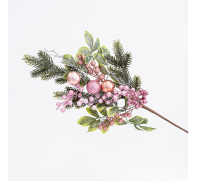 ΚΛΑΔΙ, ΜΕ ΡΟΖ ΔΙΑΚΟΣΜΗΤΙΚΑ, 70cm