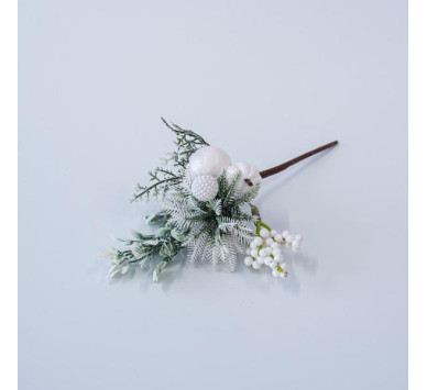 ΠΙΚΑΚΙ, ΜΕ ΛΕΥΚΑ ΔΙΑΚΟΣΜΗΤΙΚΑ, 23cm