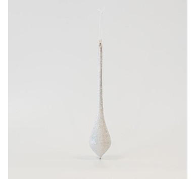 ΓΥΑΛΙΝΟ ΣΤΟΛΙΔΙ, ΛΕΥΚΟ ΜΕ GLITTER, ΣΕΤ 4ΤΜΧ, 5,7x30cm