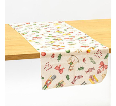 ΡΑΝΕΡ ΜΕ ΦΙΟΓΚΟΥΣ ΚΑΙ ΚΑΡΥΟΘΡΑΥΣΤΕΣ 40x120cm