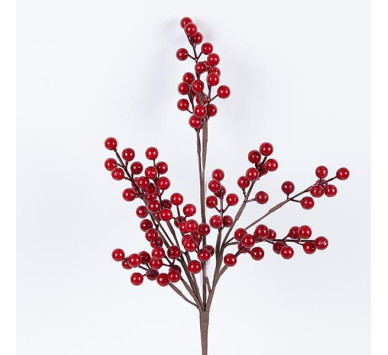 ΚΛΑΔΙ ΜΕ ΚΟΚΚΙΝΑ BERRIES, 46cm