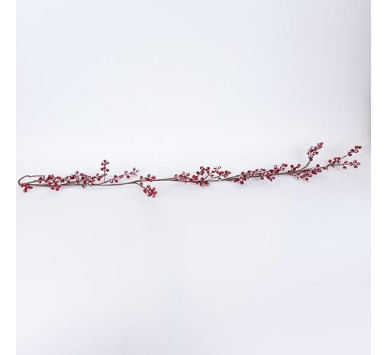 ΚΛΑΔΑ ΜΕ ΚΟΚΚΙΝΑ ΧΙΟΝΙΣΜΕΝΑ BERRIES, 166cm
