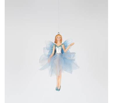 ΝΕΡΑΙΔΑ ΜΕ ΓΑΛΑΖΙΑ ΦΟΥΣΤΑ, 13,5cm