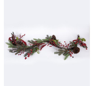 ΚΛΑΔΑ ΜΕ ΧΙΟΝΙΣΜΕΝΑ BERRIES ΚΑΙ ΚΟΥΚΟΥΝΑΡΙΑ, 150cm
