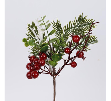 ΠΙΚΑΚΙ ΜΕ ΛΕΥΚΟ ΚΕΡΑΤΟ ΚΑΙ BERRY, 25cm