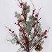 ΚΛΑΔΙ ΜΕ ΣΚΟΥΡΑ ΚΟΚΚΙΝΑ BERRIES ΚΑΙ ΚΟΥΚΟΥΝΑΡΙ, 67cm