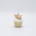 ΣΤΟΛΙΔΙ ΠΟΛΥΡΕΖΙΝ, CUPCAKE ΜΕ ΤΣΑΓΙΕΡΑ, ΣΑΜΠΑΝΙ, 5x7cm