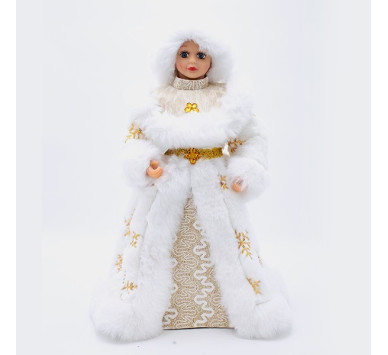 ΚΟΥΚΛΙΤΣΑ ΜΕ ΛΕΥΚΗ ΚΑΠΑ, 45cm
